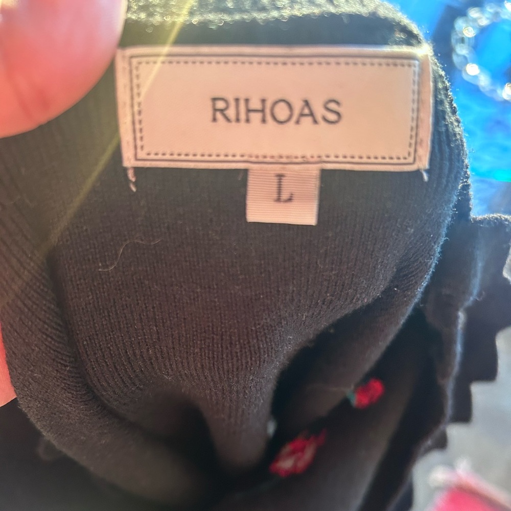 Rihoas Black Floral Dress - Picture 8 of 8